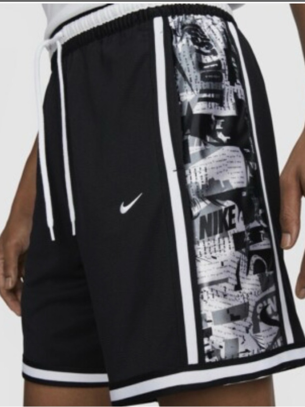 Nike Dri-Fit Men’s Black DNA Basketball Shorts  Large DV9478-010 Athleisure Gym